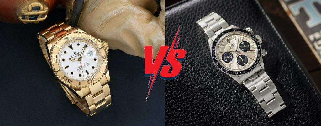 1980s Rolex Yacht-Master and Daytona Comparison
