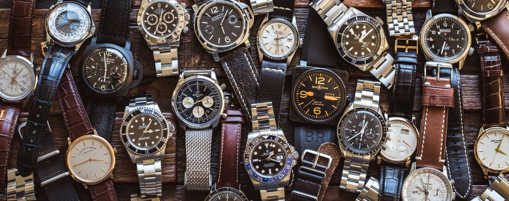 A used luxury watch being evaluated for a loan in Denver or NYC