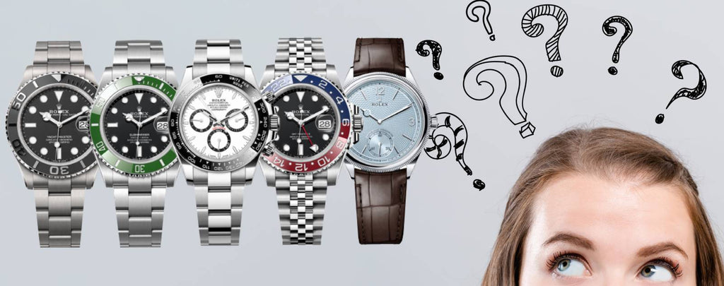 Watch appraiser assessing a luxury watch
