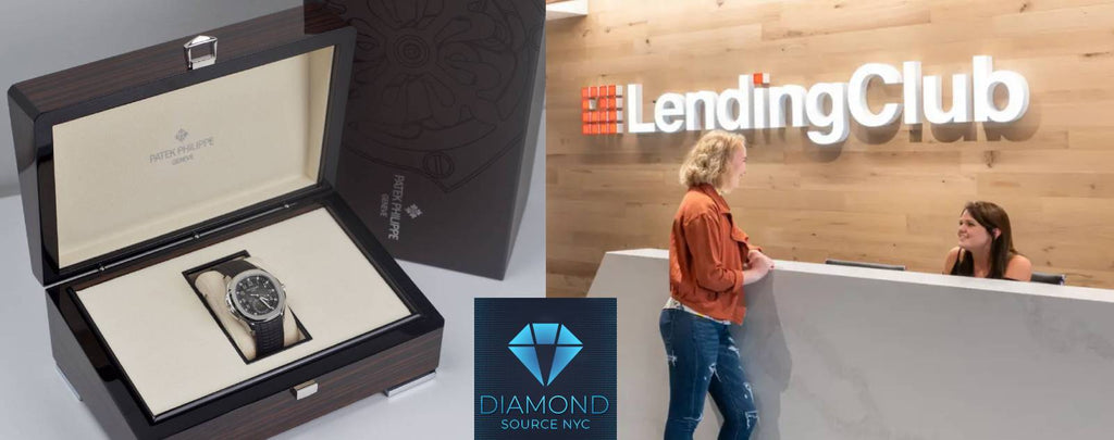 A luxury watch being evaluated at a watch lending club.
