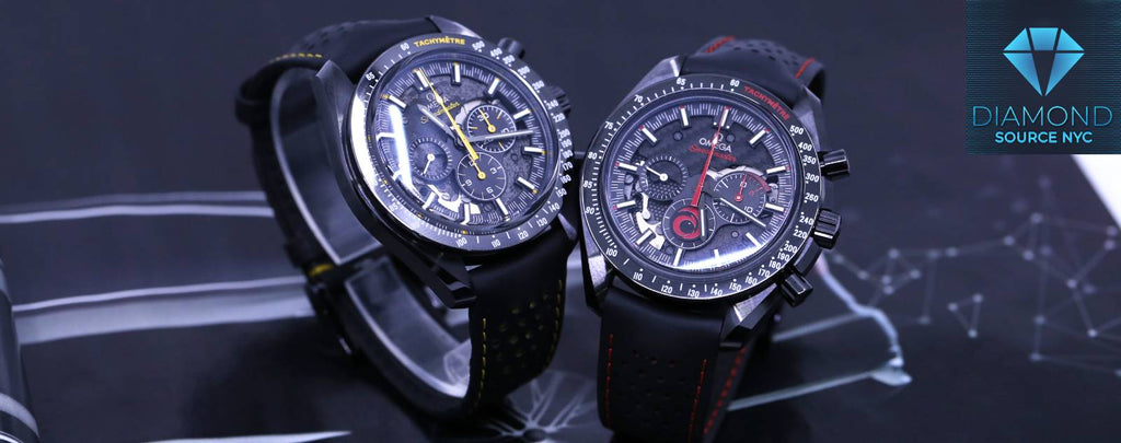 Watch appraisers evaluating the condition of a luxury timepiece.