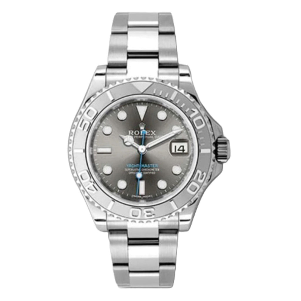 Yacht-Master 40, Rhodium dial, Stainless steel Oyster bracelet Automatic Unisex Watch 126622-0001
