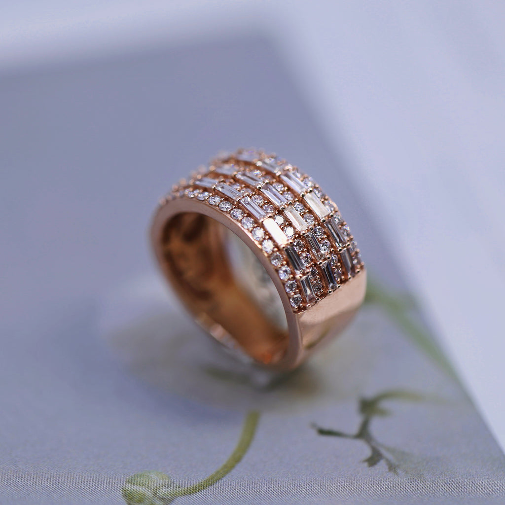 14k Rose Gold Cocktail Ring features 2.27ct. CR-16500