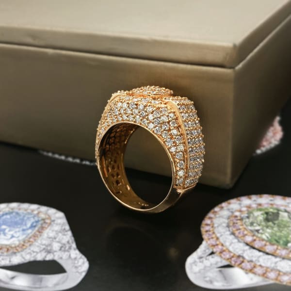 14k Rose Gold Cocktail Ring features 5.36ct. - Rings