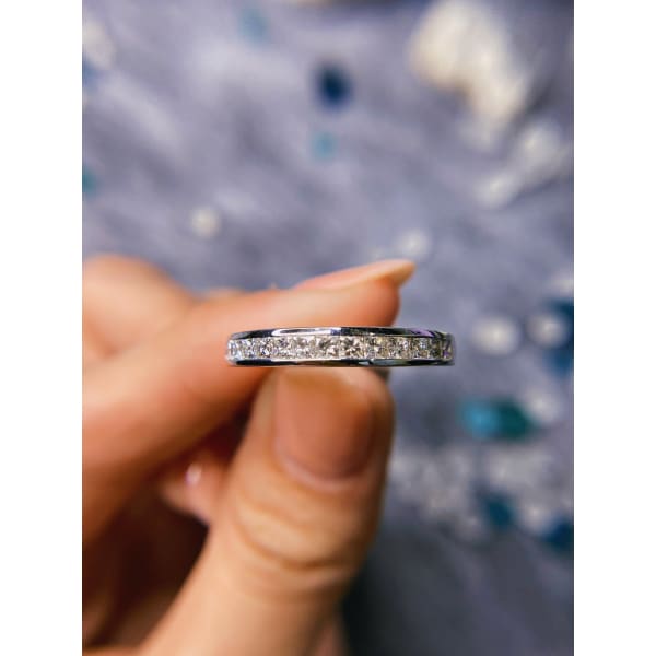 14k White Gold Eternity Band with 0.70ct TDW BA-3250 - Rings