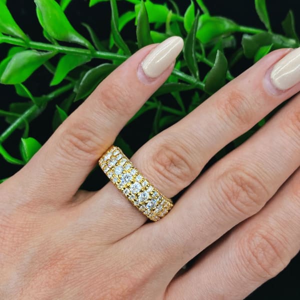14k Yellow Gold Cocktail Ring features 3.10ct. - Rings