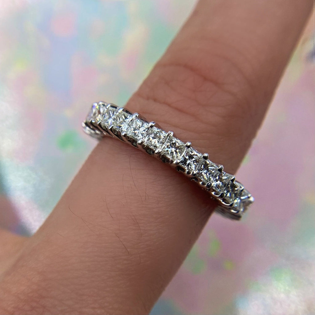 14kt White Gold Eternity Band with 2.30ct TDW ET-9900 - 