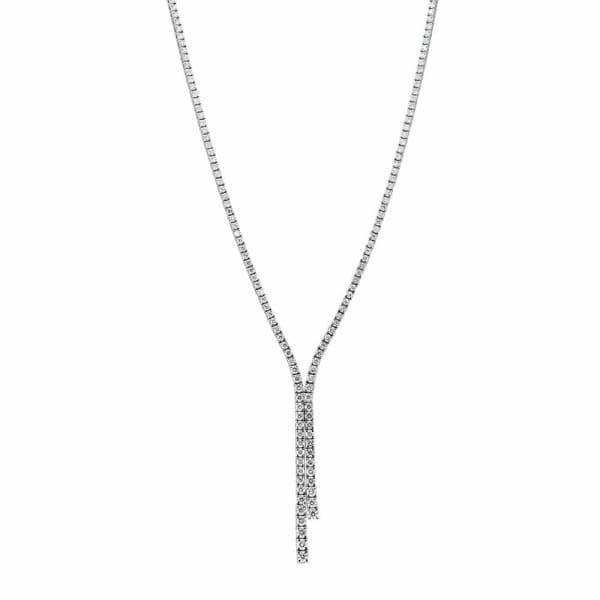 14kt White Gold Fashion Necklace With 9.00ct Diamonds NEC-40500, Main view