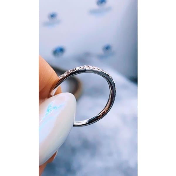 Eclipse 18ct White Gold Diamond Eternity Ring — Annoushka International