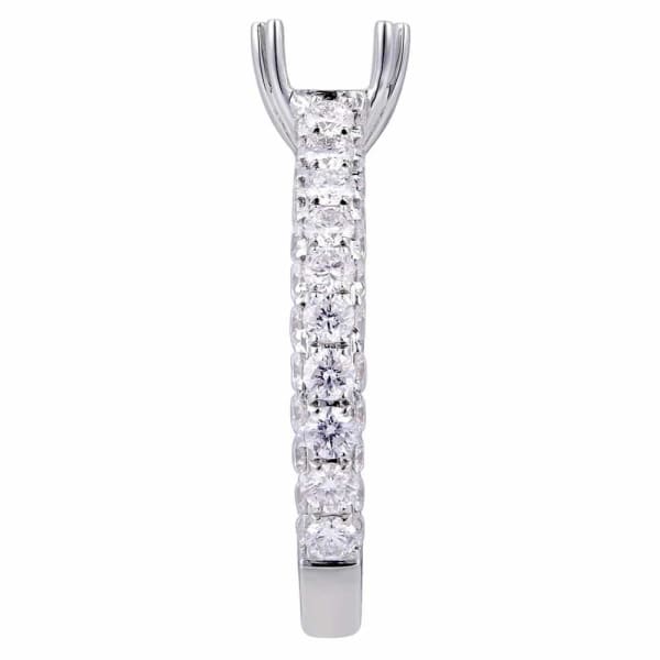 18K White gold ring is accentuated with dazzling 2.10ct white round diamonds KR11005XD150A, Side edge