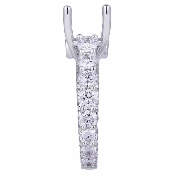 18k White gold ring is accentuated with dazzling 2.38ct white round diamonds KR06567XD300A, Side edge