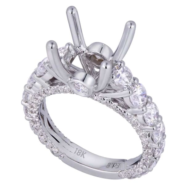 18k White gold ring is accentuated with dazzling 2.38ct white round diamonds KR06567XD300A, main view