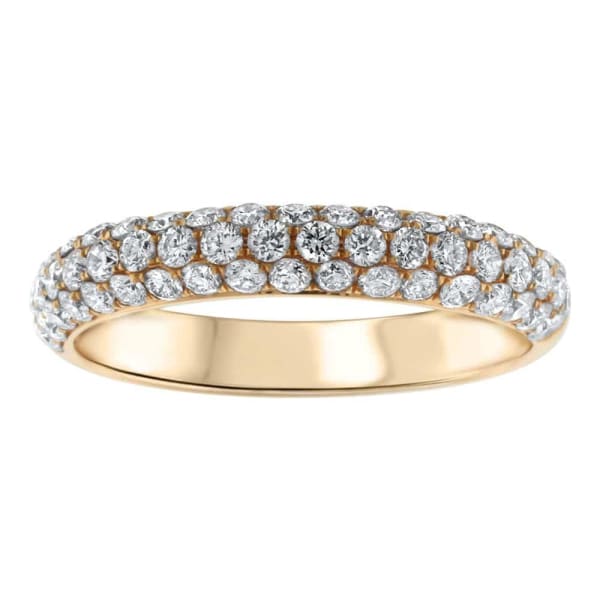 18kt Rose Gold Diamond Wedding Band 0.98ct Diamonds R01544-1