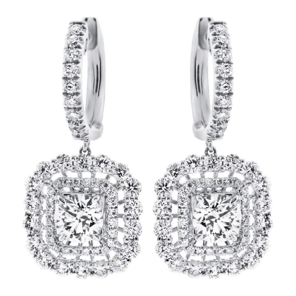 18kt Royal Collection Earrings With 3.75ct Total Diamonds E-20800