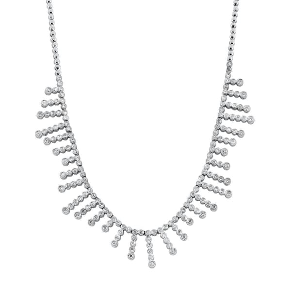 18kt White Gold Fashion Necklace With 3.60ct Diamonds EXPX10166, Main view