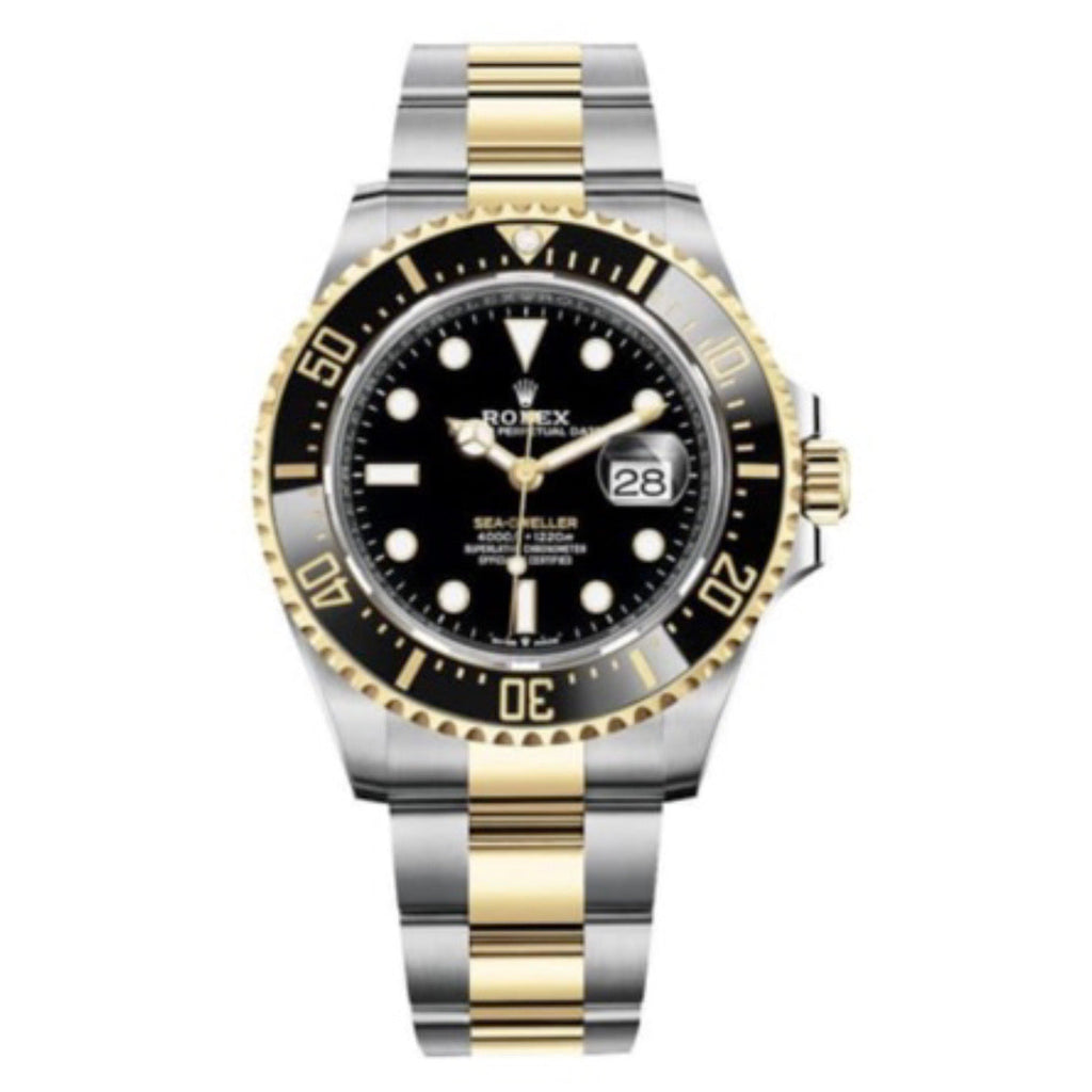 Rolex, Sea-Dweller Two-tone Black dial Watch 126603-0001