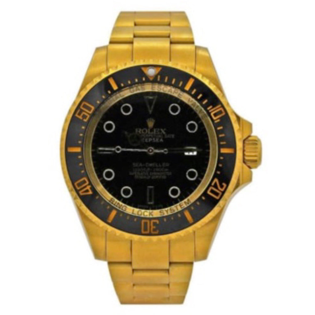 Rolex, Sea-Dweller 44mm, Stainless Steel with coated Yellow Gold, Black dial, 116660