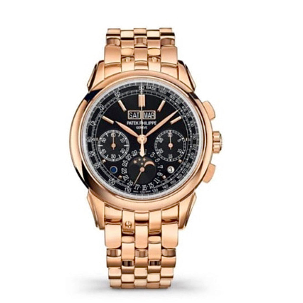 Patek Philippe, Grand Complications 18k Rose Gold 5204-1R-001 with Ebony-Black Opaline dial Watch, Ref. #