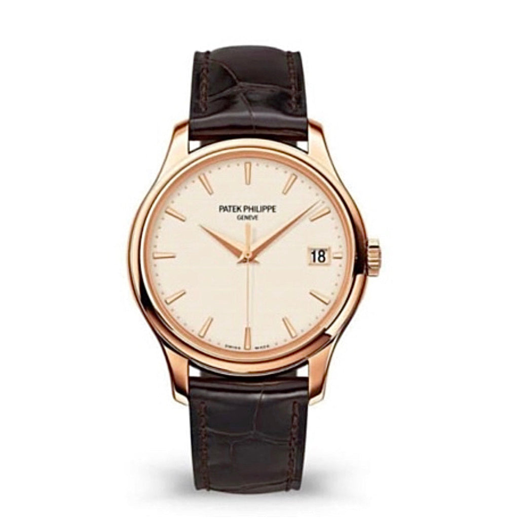Patek Philippe, Calatrava 18k Rose Gold 5227R-001 with Ivory Lacquered dial Watch, Ref. #