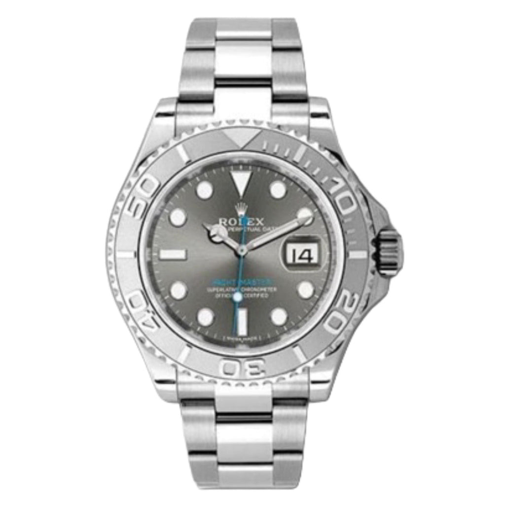 Rolex, Yacht-Master, 40mm, Stainless Steel and Platinum, Dark Rhodium dial, Watch 116622
