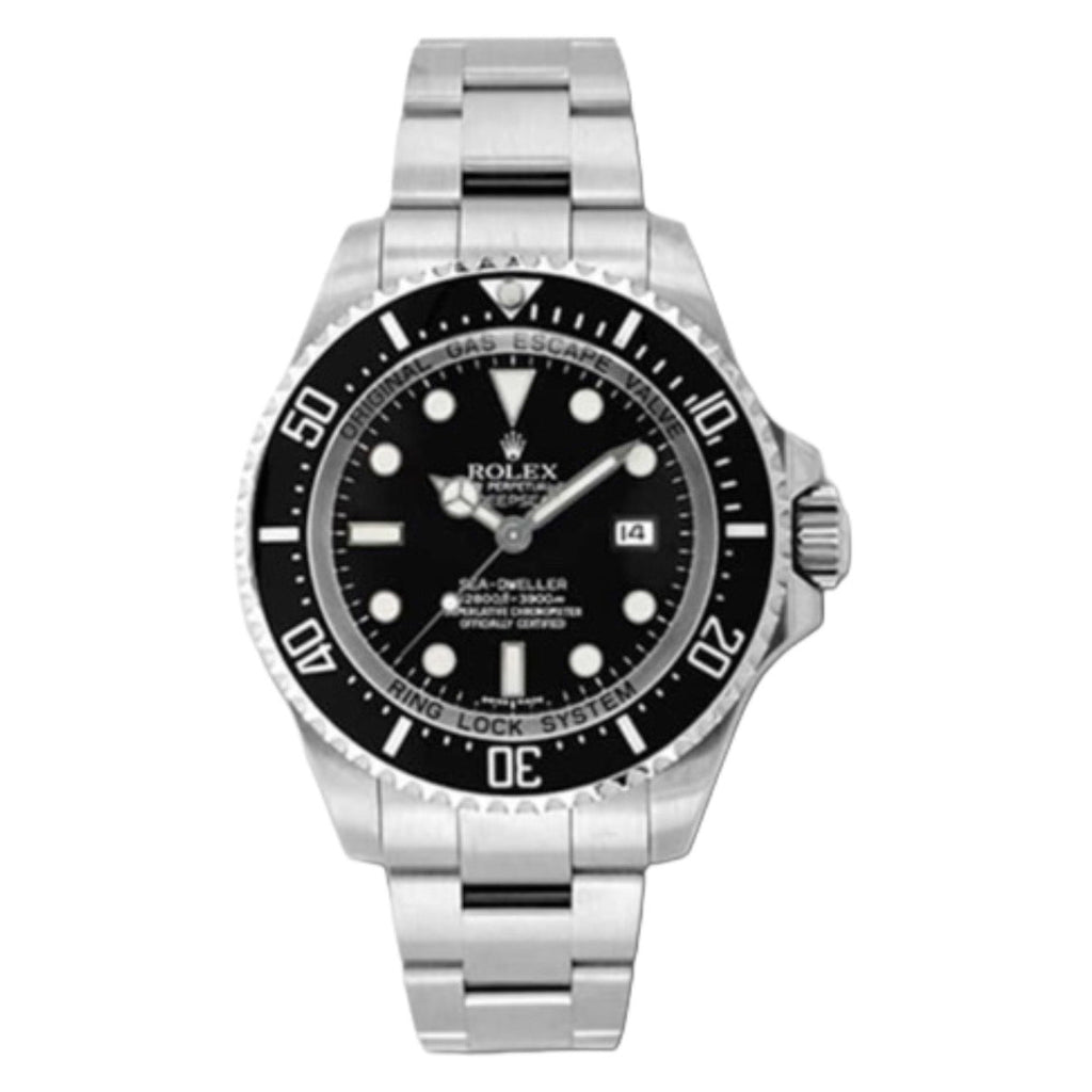 Rolex, Sea Dweller DEEPSEA Black dial Watch Oyster Bracelet Stainless Steel Mens 116660