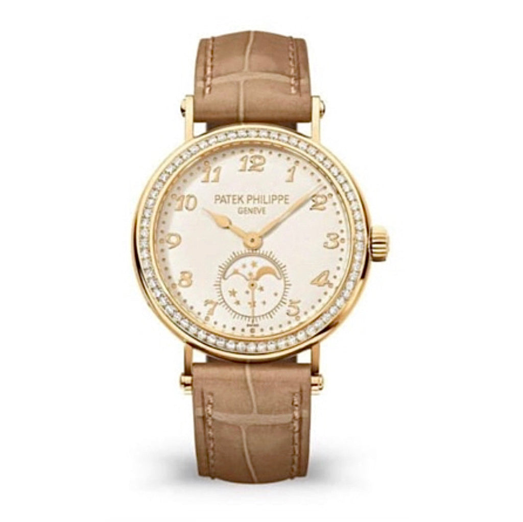 Patek Philippe, Complications 18k Yellow Gold 7121J-001 with Silvery Grained dial Watch