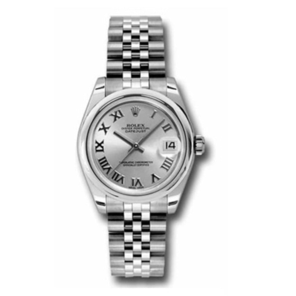 Rolex, Datejust 31 Watch Silver dial, Smooth bezel, Stainless Steel Jubilee 178240 srj