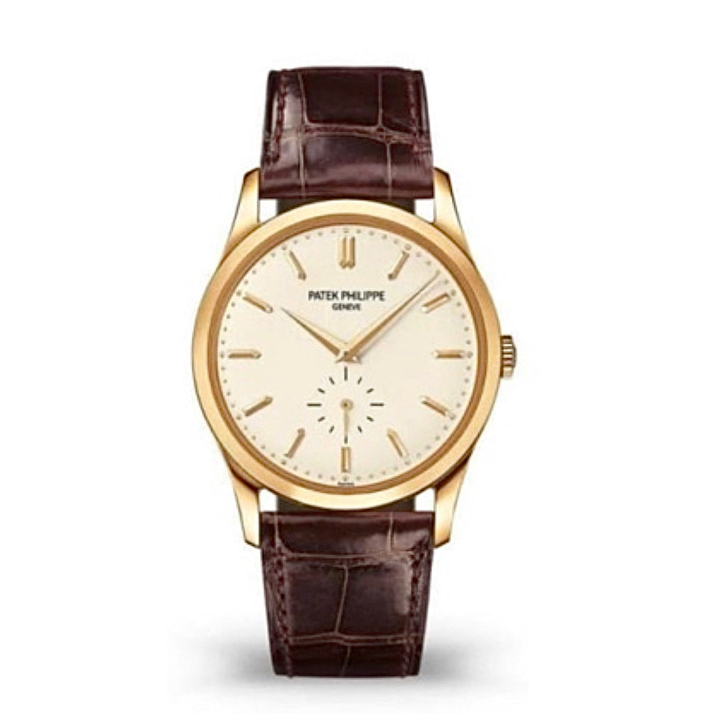 Patek Philippe, Calatrava 18k Yellow Gold 5196J-001 with Silvery Opaline dial Watch, Ref. #