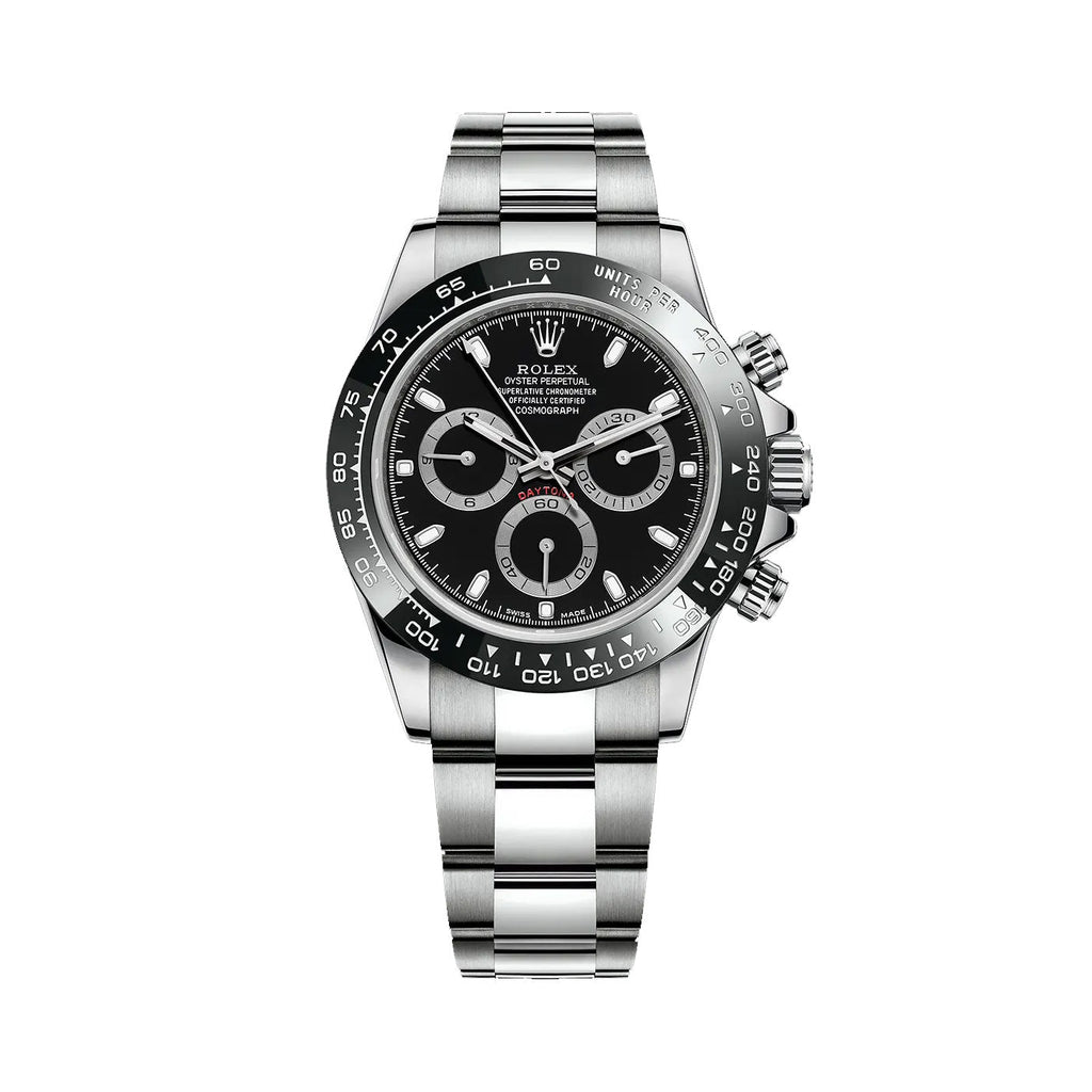 Rolex, Cosmograph Daytona Black Dial Stainless Steel Oyster Men's Watch 116500ln-0002