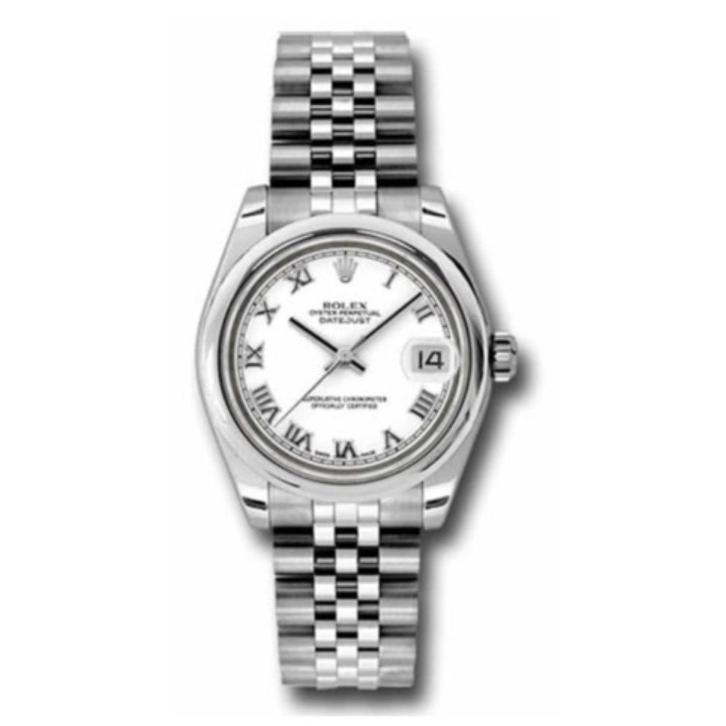 Rolex, Datejust 31 Watch White dial, Smooth bezel, Stainless Steel Jubilee 178240-0038