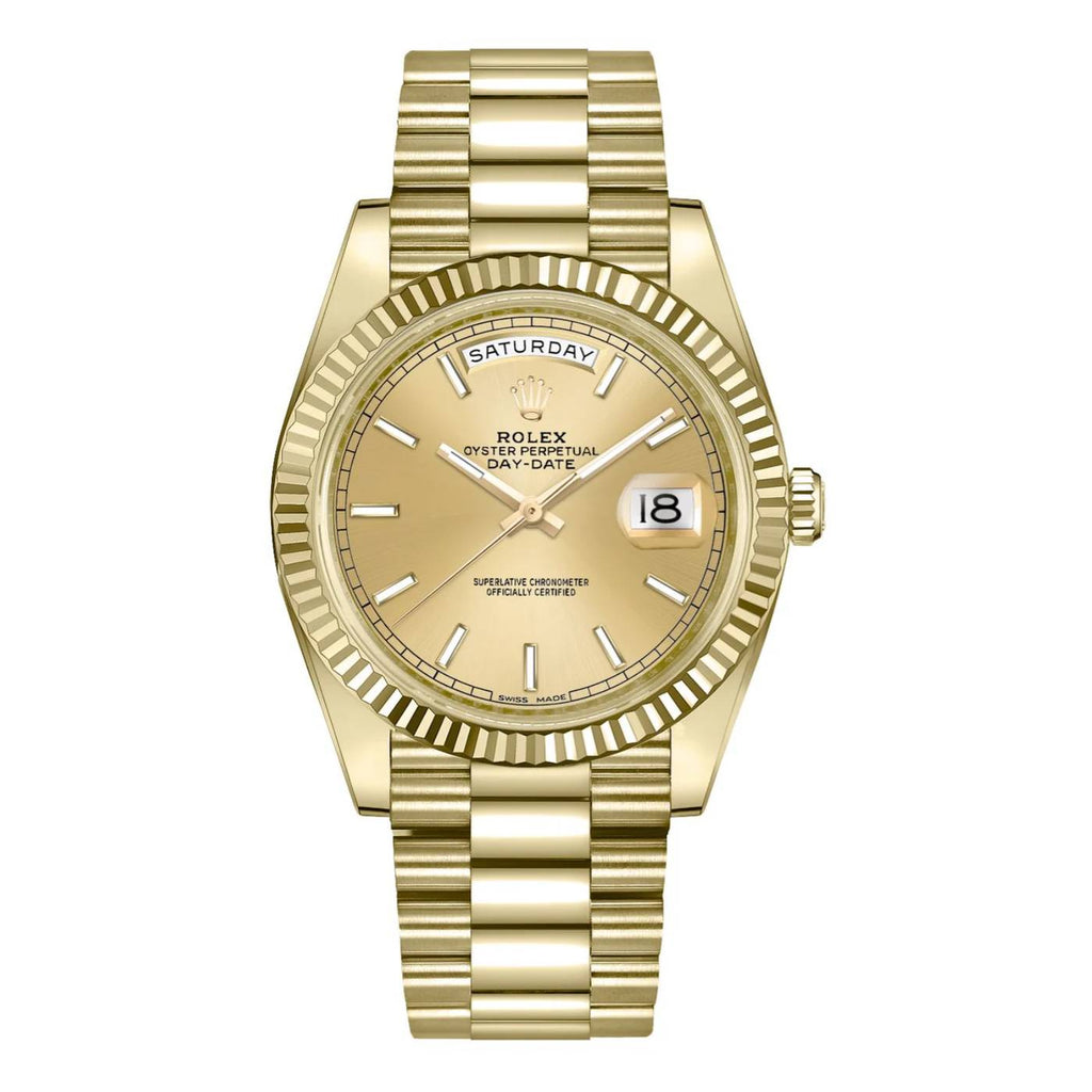 Rolex, Day-Date 41 Gold Men's Luxury Watch 218238