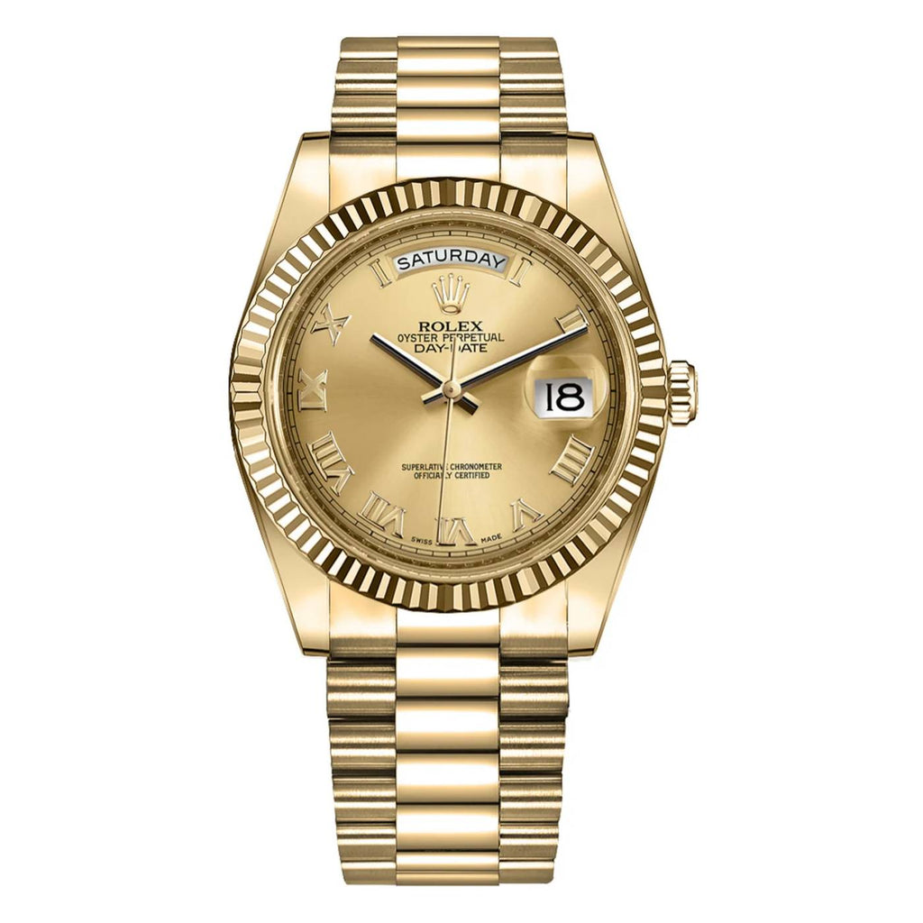 Rolex, Day-Date 41 Solid 18K Gold Men's Watch 218238