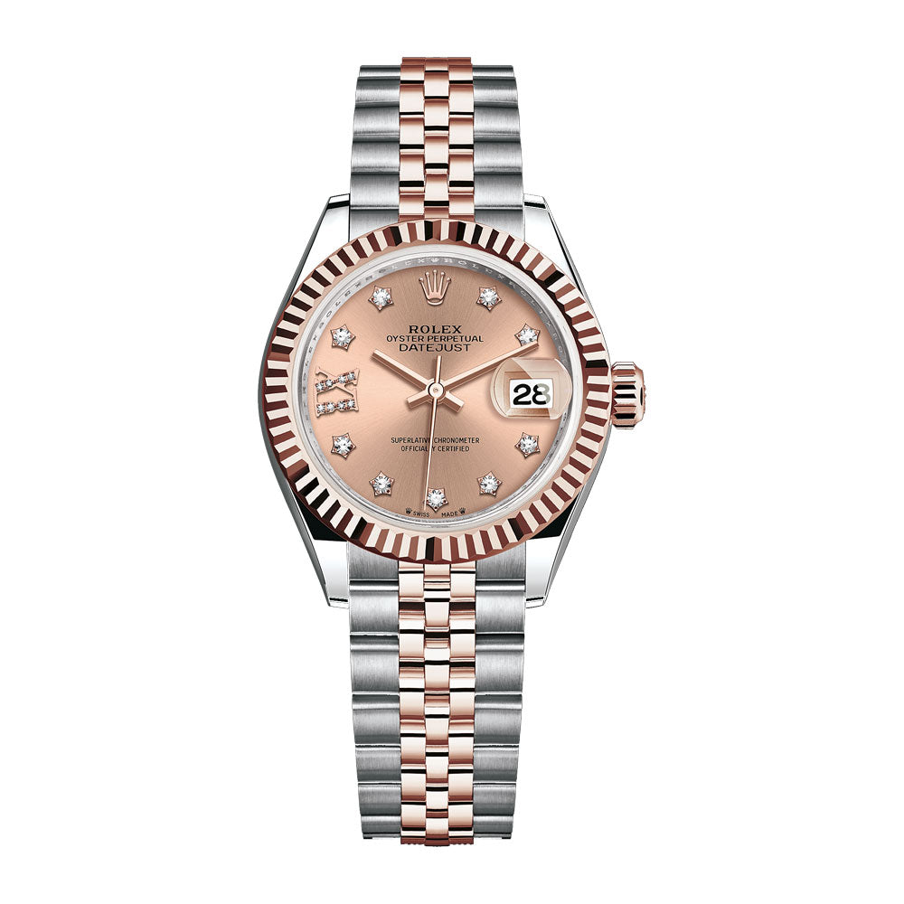 Rolex Lady Datejust with Rose Roman Jubilee