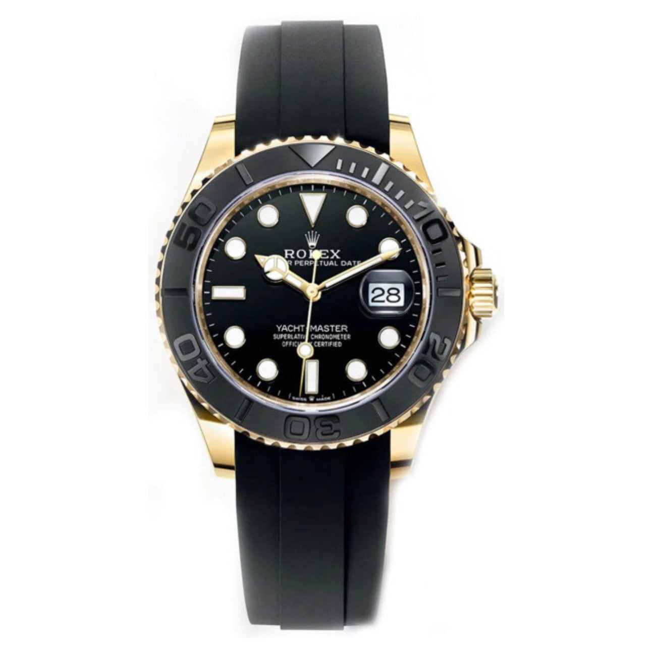 Rolex Yachtmaster 42mm Ref 226658 Black Dial 18K Yellow Gold Ca