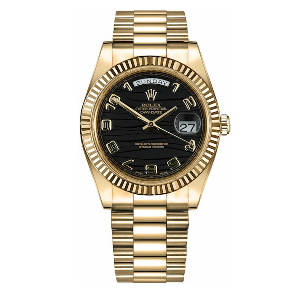 Rolex, Day-Date II 41 President Yellow Gold Mens Watch 218238