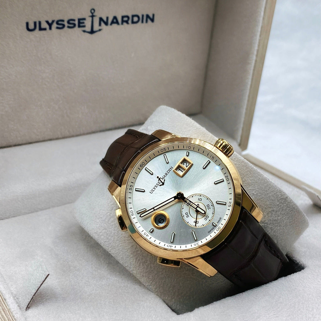 Ulysse Nardin, Dual Time Manufacture Men’s Watch, Ref. # 3346-126/91