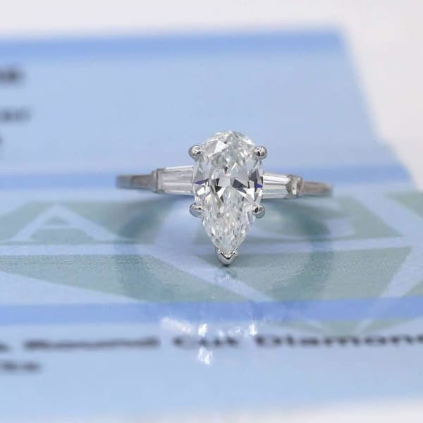 Amazing Platinum Engagement Ring with 2.05ct. Total Diamond Weight ENG-25009