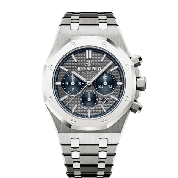 Audemars Piguet Royal Oak Chronograph Titanium Platinum 41mm Slate Dial  Bracelet 26331IP.OO.1220IP.01