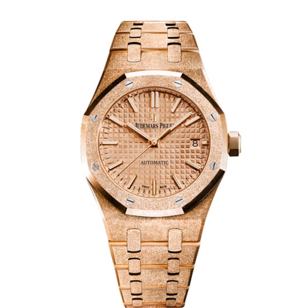 Audemars piguet royal oak hotsell gold rose