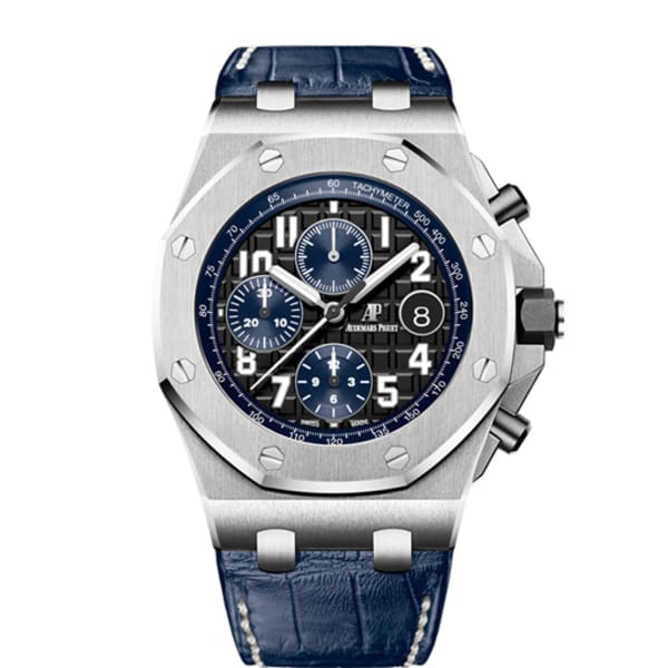 Audemars Piguet Royal Oak Offshore Stainless Steel Chronograph 42mm Royal  Blue