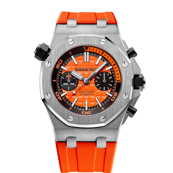 AUDEMARS PIGUET Royal Oak Offshore Diver Orange Dial Automatic Men's Chronograph Watch 26703ST.OO.A070CA.01