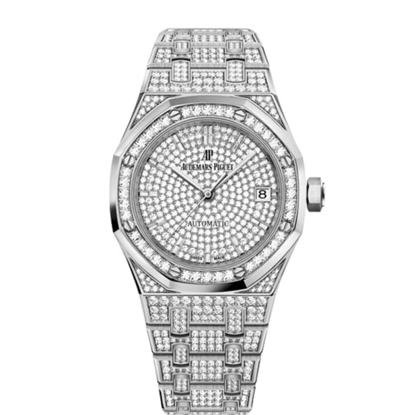 Audemars Piguet Royal Oak Automatic Diamond Watch 15452BC.ZZ.1258BC.01 for  Women