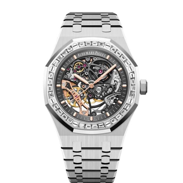 Royal Oak Double Balance Wheel - 41 mm - Slate Skeleton