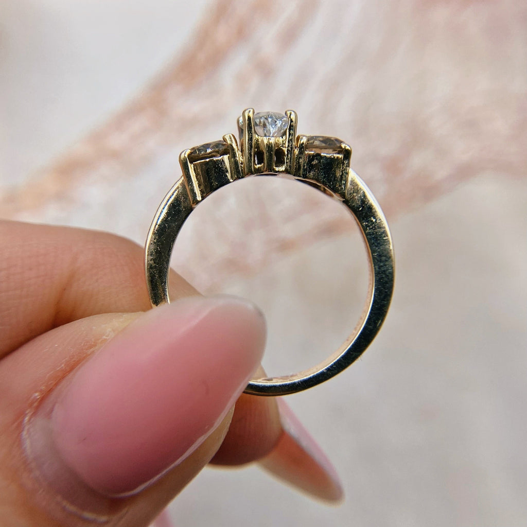 Beautiful 14K yellow gold diamond ring RD-5000 - Rings