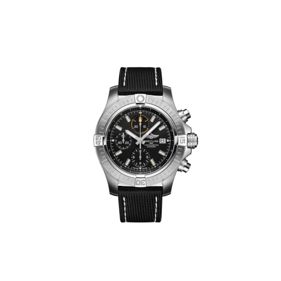 Breitling Avenger Chronograph 45, Stainless Steel, Black dial Watch, Ref. # A13317101B1X1