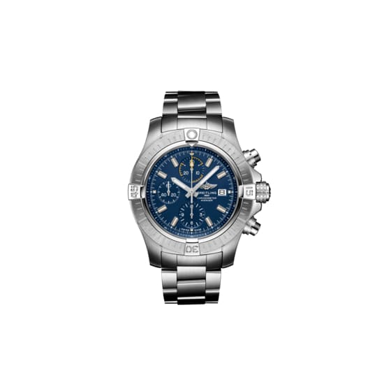 Breitling, Avenger Chronograph 45, Stainless Steel, Blue dial Watch, Ref. # A13317101C1A1