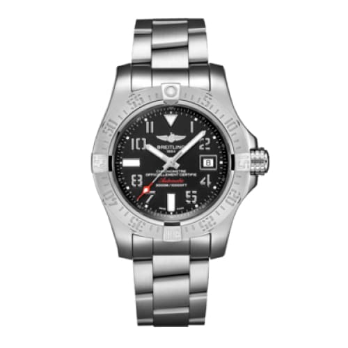 Breitling, Avenger II Seawolf, Stainless Steel, 45mm, "Volcano Black" dial Watch, Ref. # A17331101B2A1