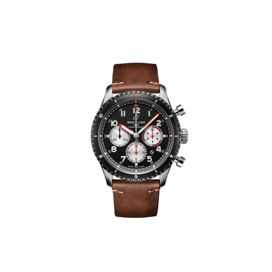 Breitling Aviator 8 B01 Chronograph 43 Mosquito, Stainless Steel, Black dial, AB01194A1B1X1