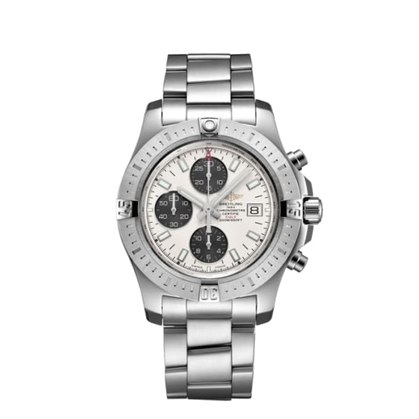 Breitling, Colt Chronograph Automatic 44mm, Stainless Steel, Stratus silver dial Watch, Ref. # A13388111G1A1
