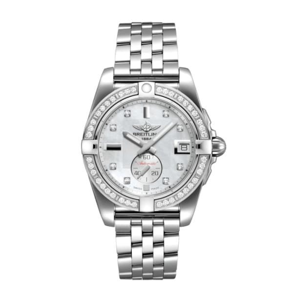 Breitling, Galactic 36 Automatic, Stainless Steel, Mother-of-pearl dial Watch, Ref. # A37330531A1A1